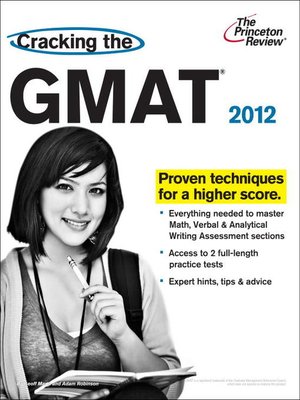 cover image of Cracking the GMAT, 2012 Edition